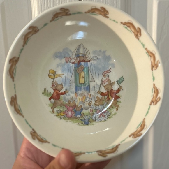 Vintage 3 Pc Bunnykins Set, Royal Doulton Tableware LTD 1936, Mug, Bowl & Plate - Picture 8 of 9